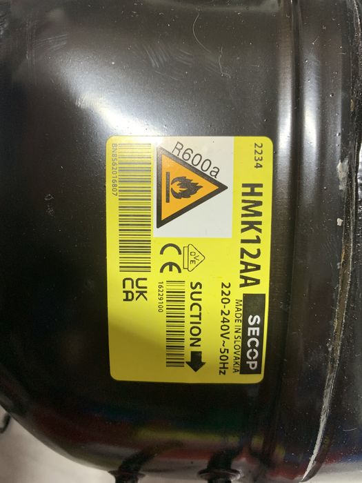 motor compresor frigider secop hmk12aa 235w -20 filtru + supapa nou