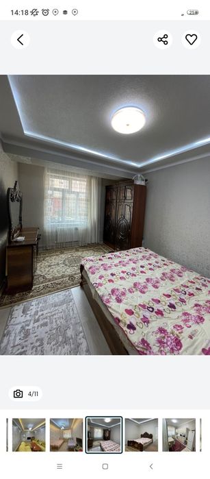 Kadeweva yaqinida 3 xonali uy sotiladi. 78kvm. Mebellari bilan.