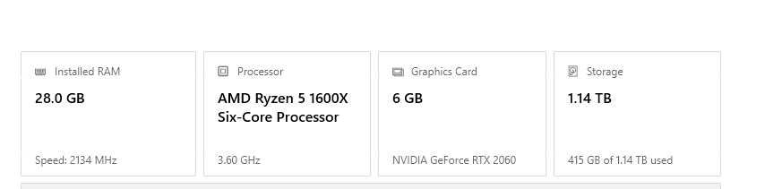 PC Gaming Ryzen5 Nvidia 2060