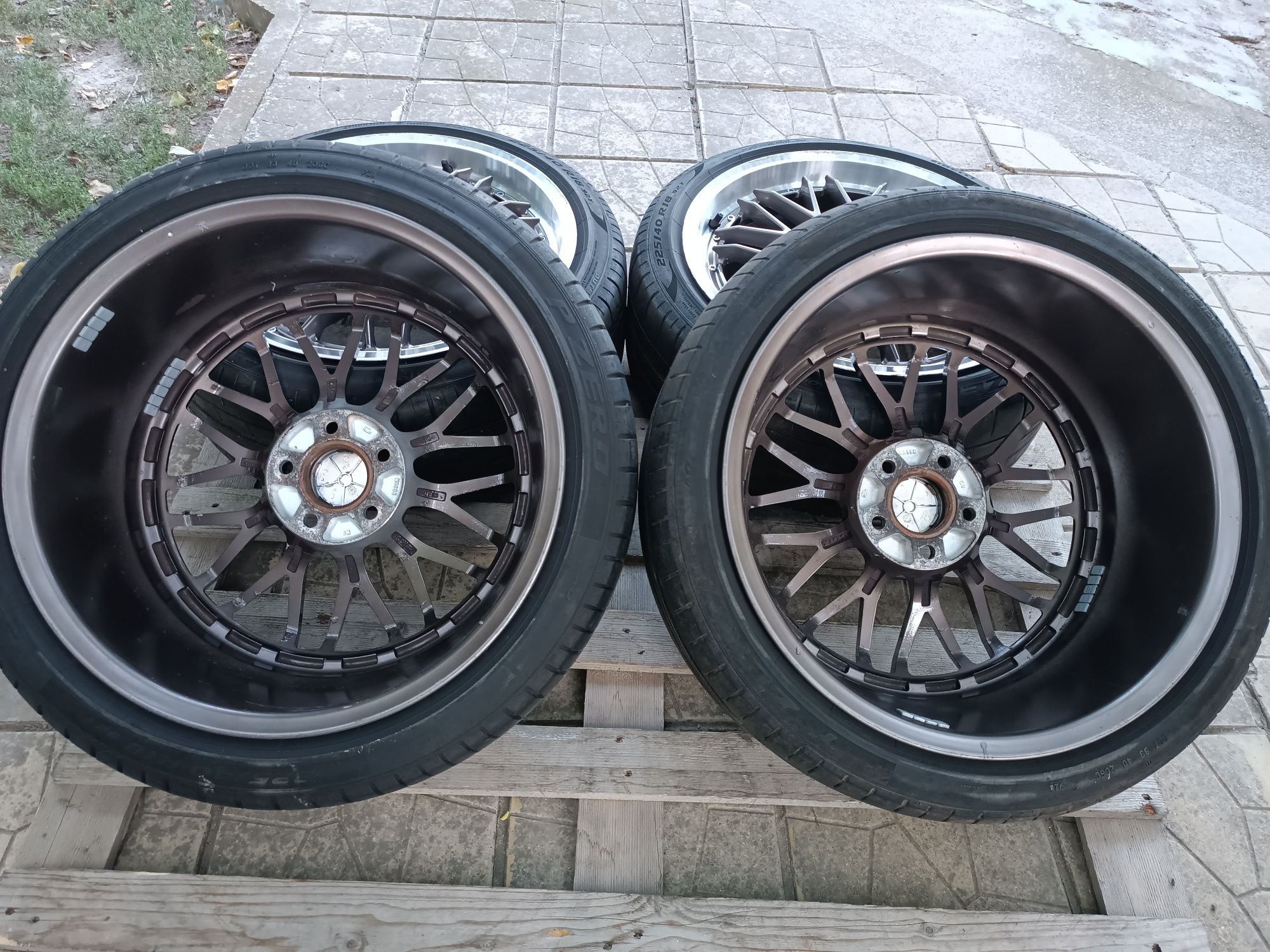 Лети джанти 18ки 5х108 Dotz + летни гуми 225/40/18 Pirelli