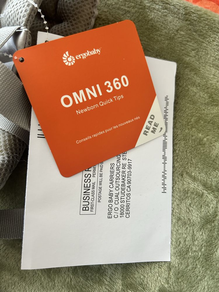 Ergobaby OMNI 360 ергономична раница до 20 кг