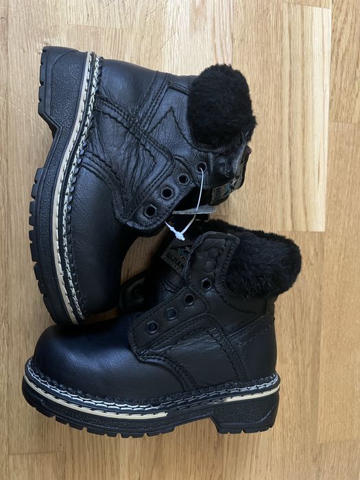 Детски кожени кубинки