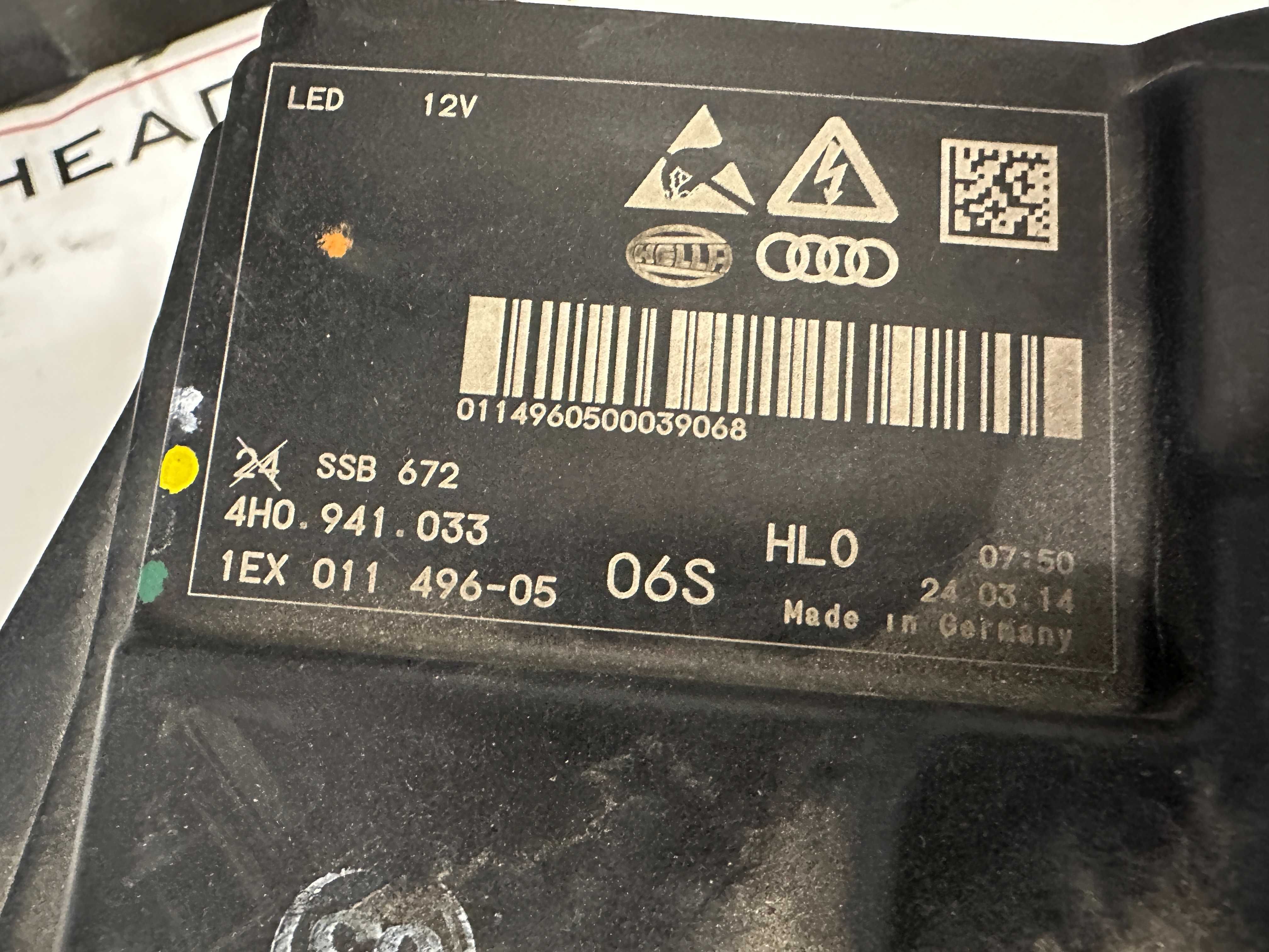 фар фарове лед ляв Audi A8 D4 Facelift USA far farove LED Ауди А8 Д4