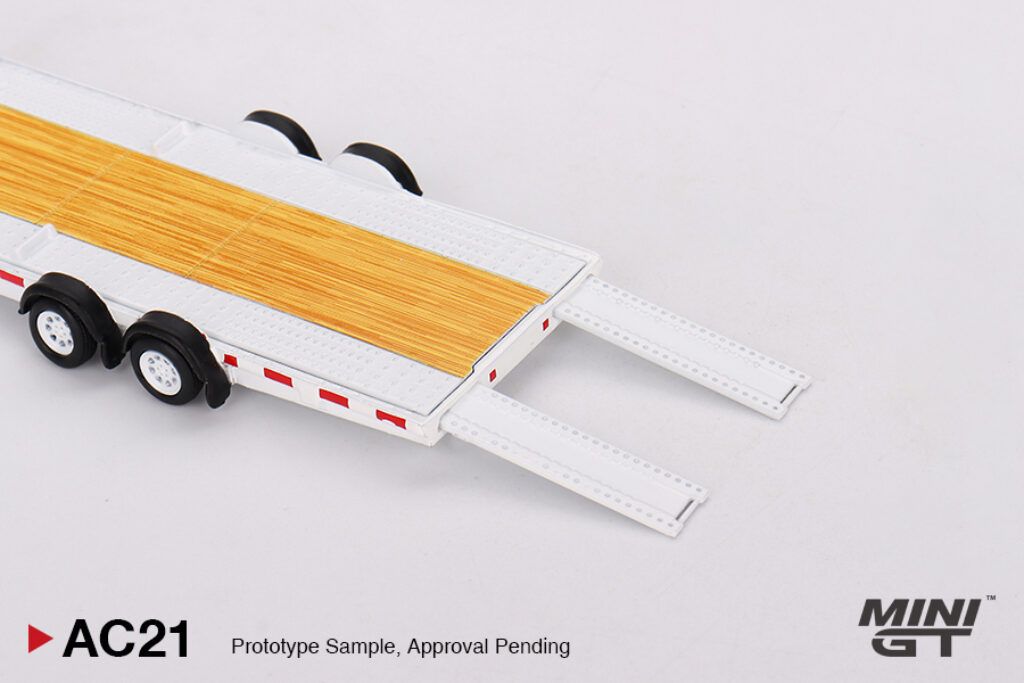 Macheta Platforma auto alb 1:64 Mini GT AC21
