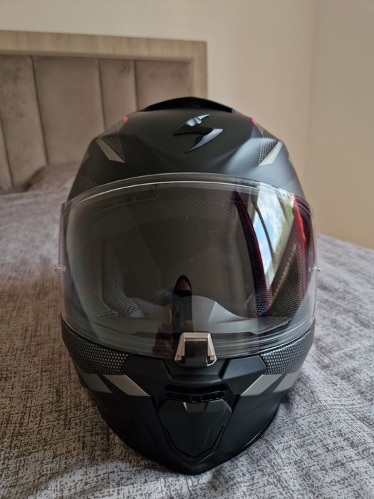 Cască integrală pentru motocicletă, Scorpion EXO-391 AAXO, negru