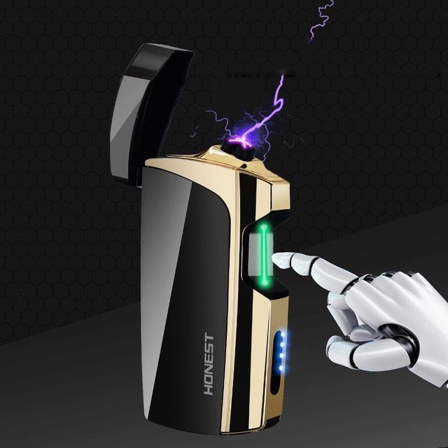 Импульсная электро зажигалка Honest.Подарочная зажигалка +USB в упаков