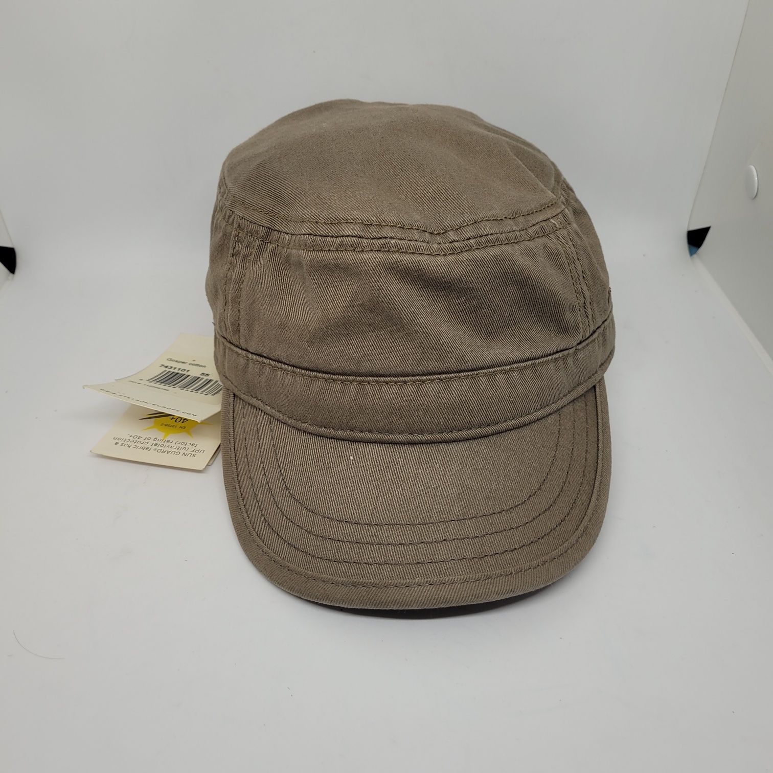 Stetson Gosper Armycap, Dark Beige, Size S (54-55 cm)