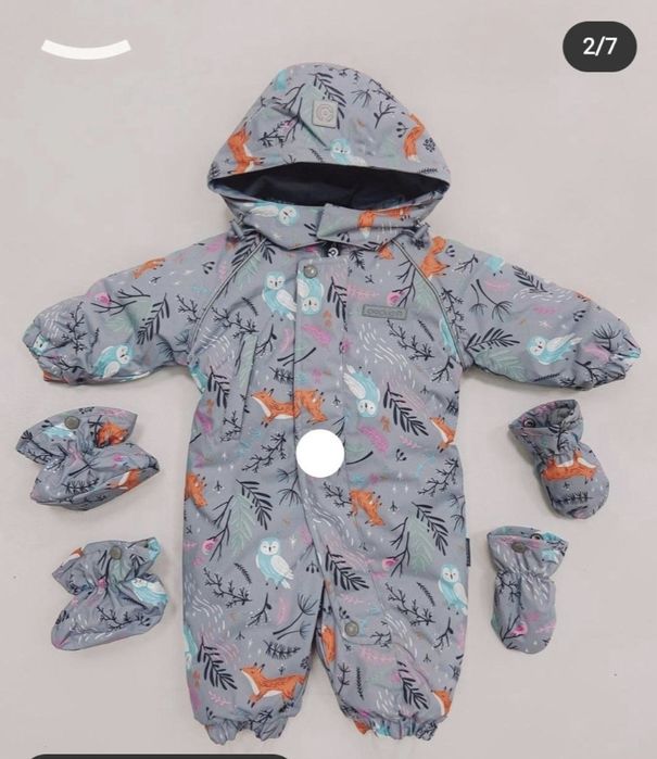 Зимний детский комбинезон