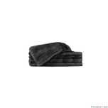 Prosop de baie din bumbac premium, 70x140 cm, pufos, moale, negru,