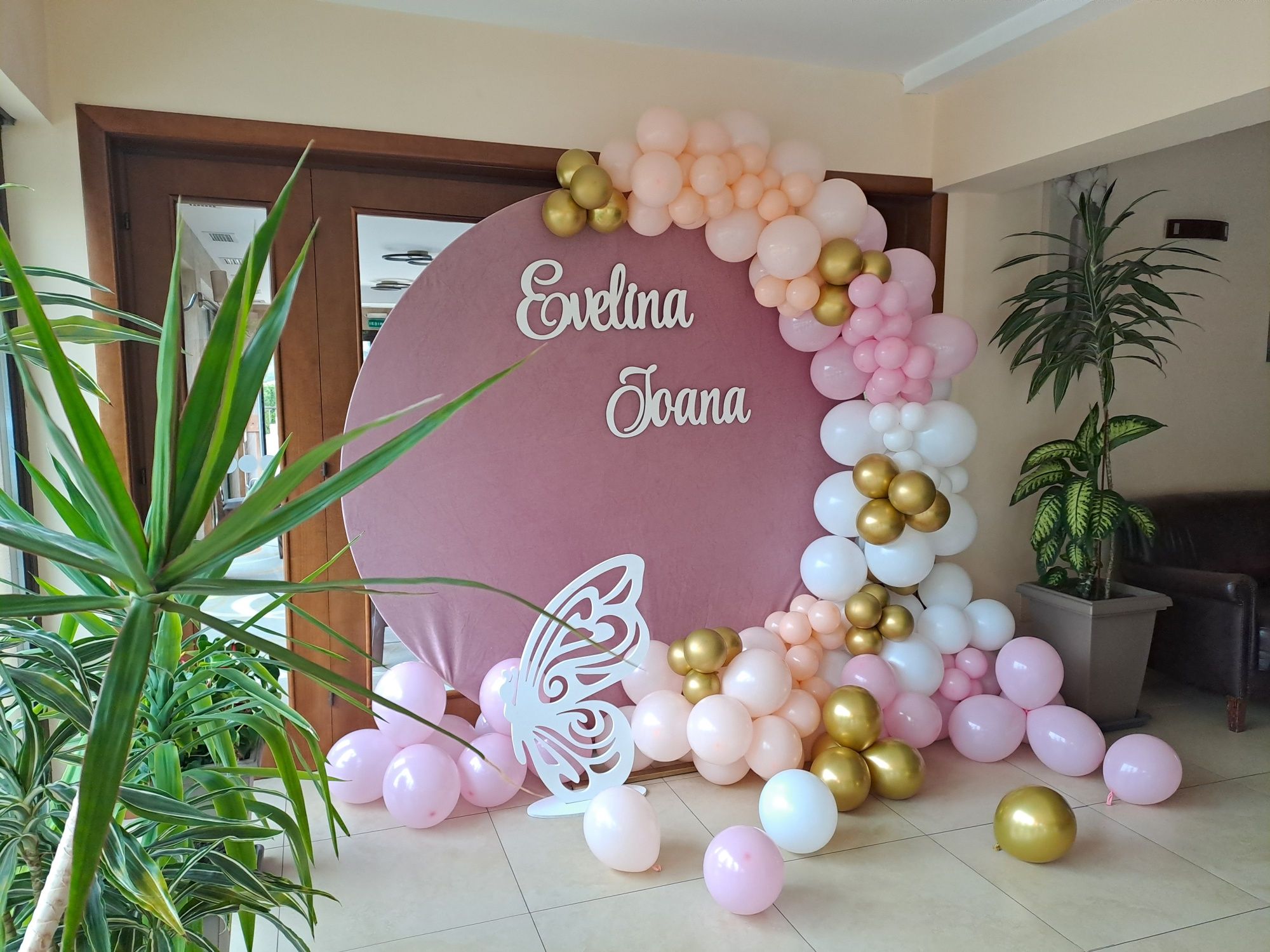 Arcada baloane botez
