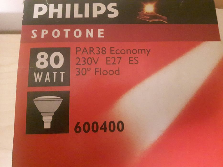 Spot 80W/ 230V/ E27/ 30 ° , PAR 38 Philips , pentru exterior