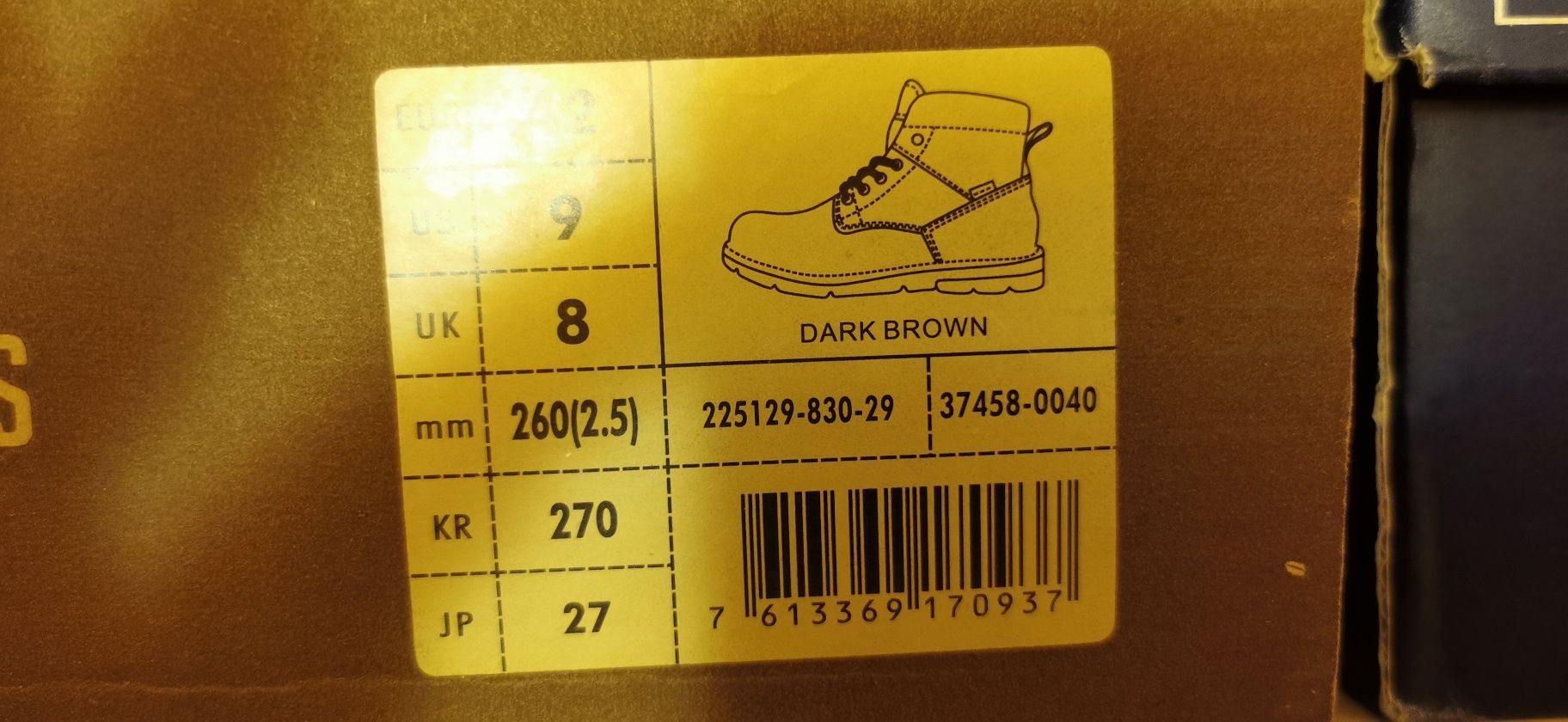 Cizme LEVI'S® piele naturala, 225129-830-29 Dark Brown, M42