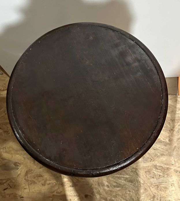 3 buc Masuta Vintage din lemn stil Thonet; Masuta tip piedestal