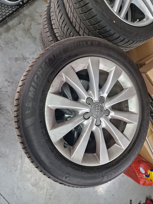 Гуми с Джанти за Ауди А5,А6,А7 225/55 R 17 Michelin Dot 2024