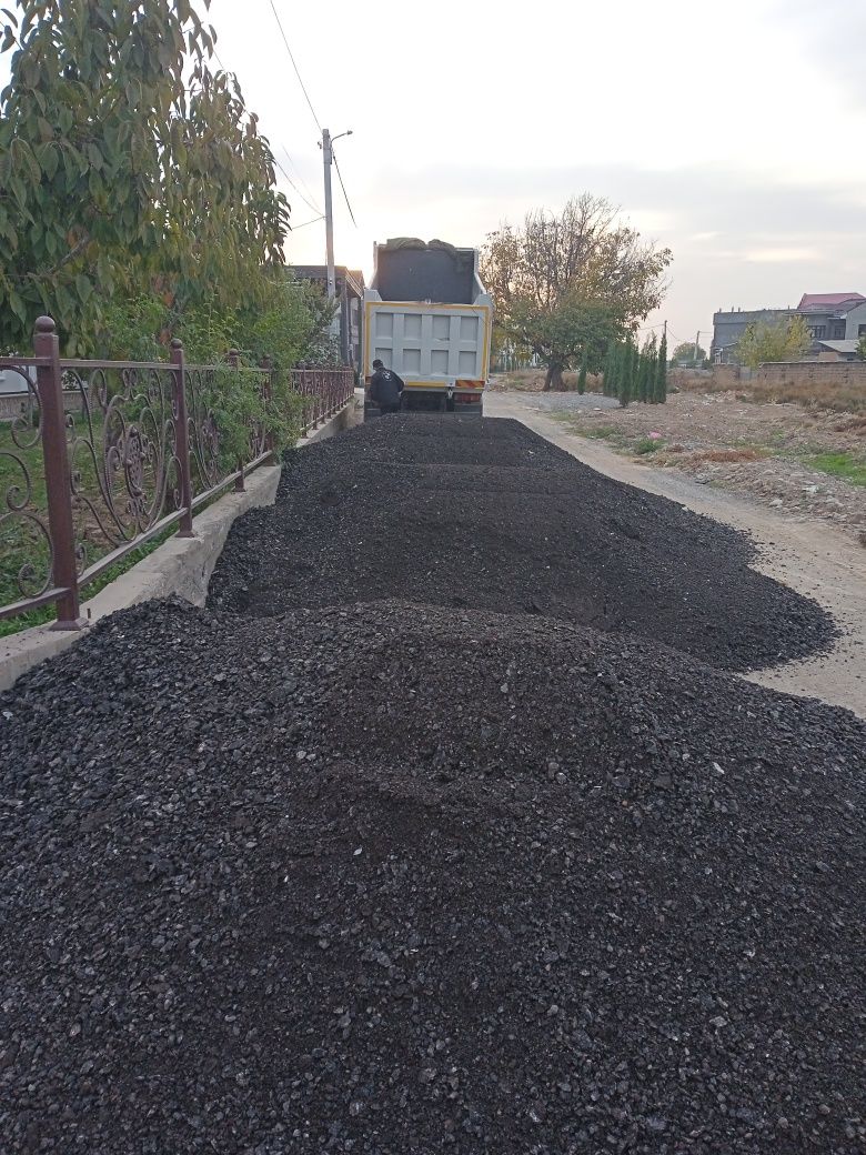 Asfalt qirindisi yotqiramiz arzon narxlarda