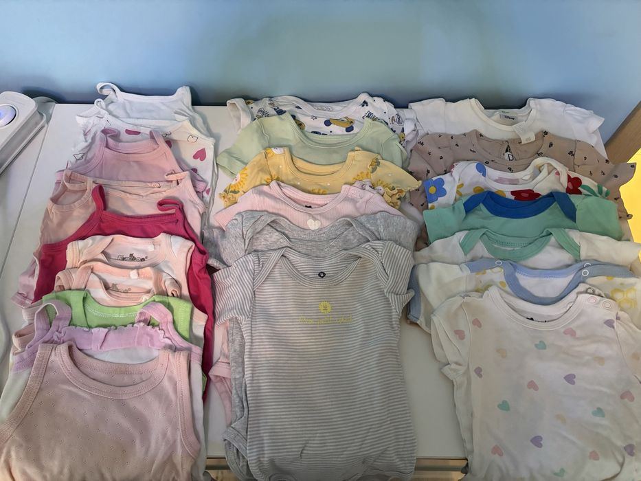 Дрехи за момиче 3-6 68см