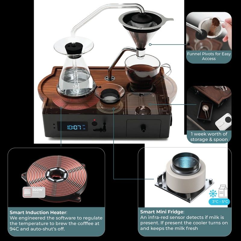 Barisieur Tea i Coffee alarm clock