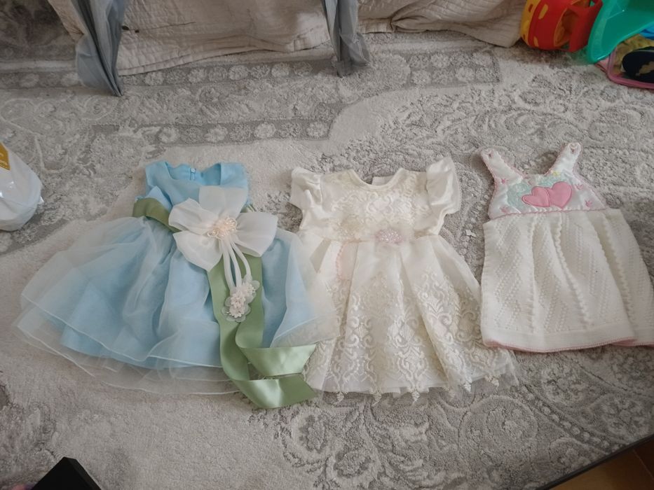 Детское платье  до 1 года