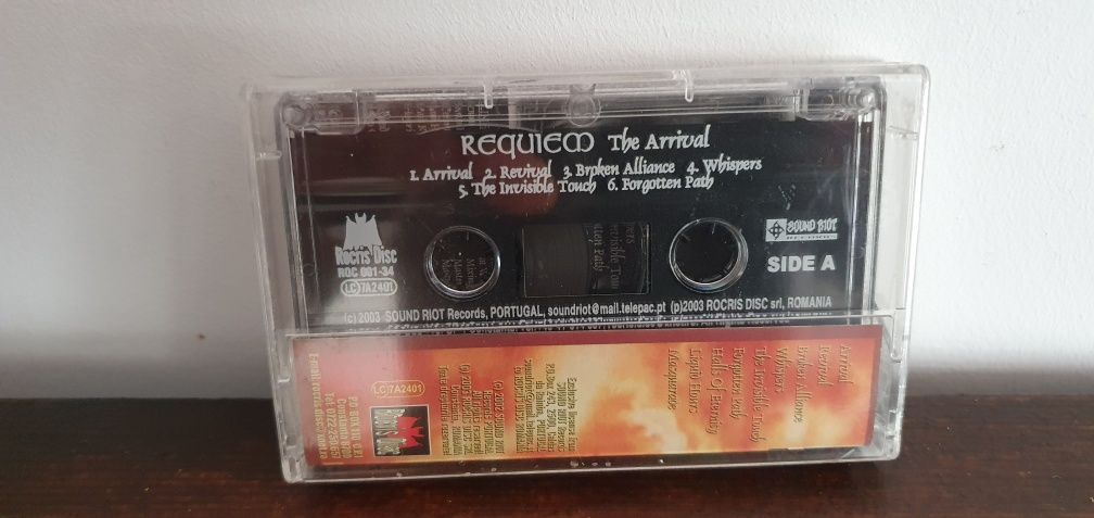 Caseta audio Requiem The Arrival 2003 power progressive metal