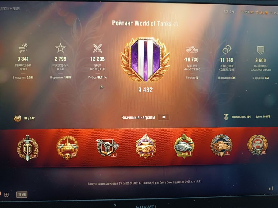 Аккаунт форлд оф танк