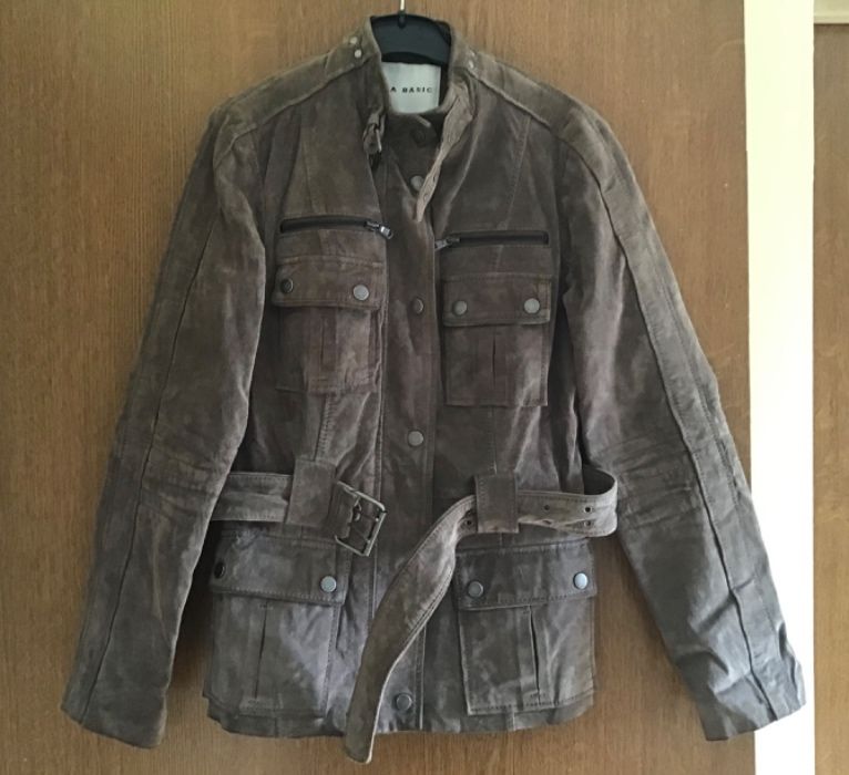 Haina piele ZARA noua