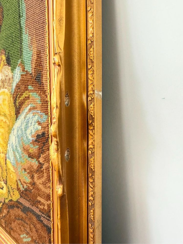Гоблен Момичето с книгата и Мъжа със златния шлем