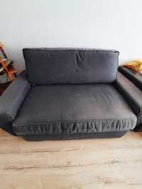 Canapea gri inchis, extensibila, 2 locuri
