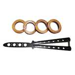 Set Briceag Fluture si Rozeta extensibila, otel inoxidabil, argintiu