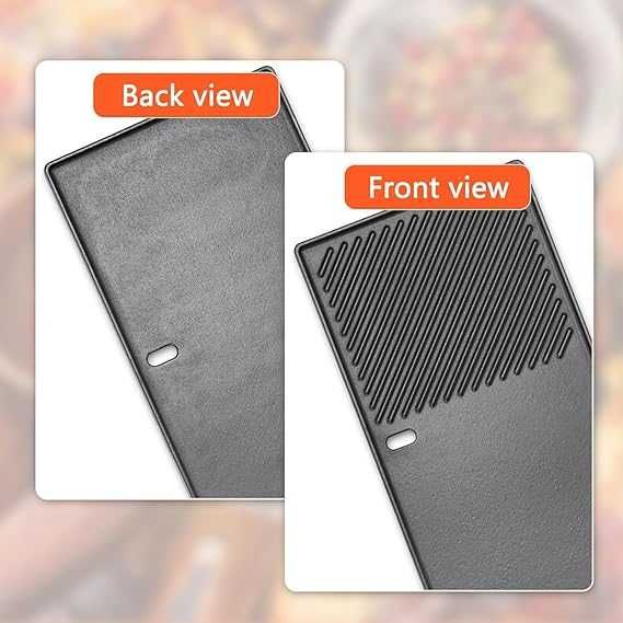 Grătar și plită de gătit din fonta  , 44,5 x 52 cm