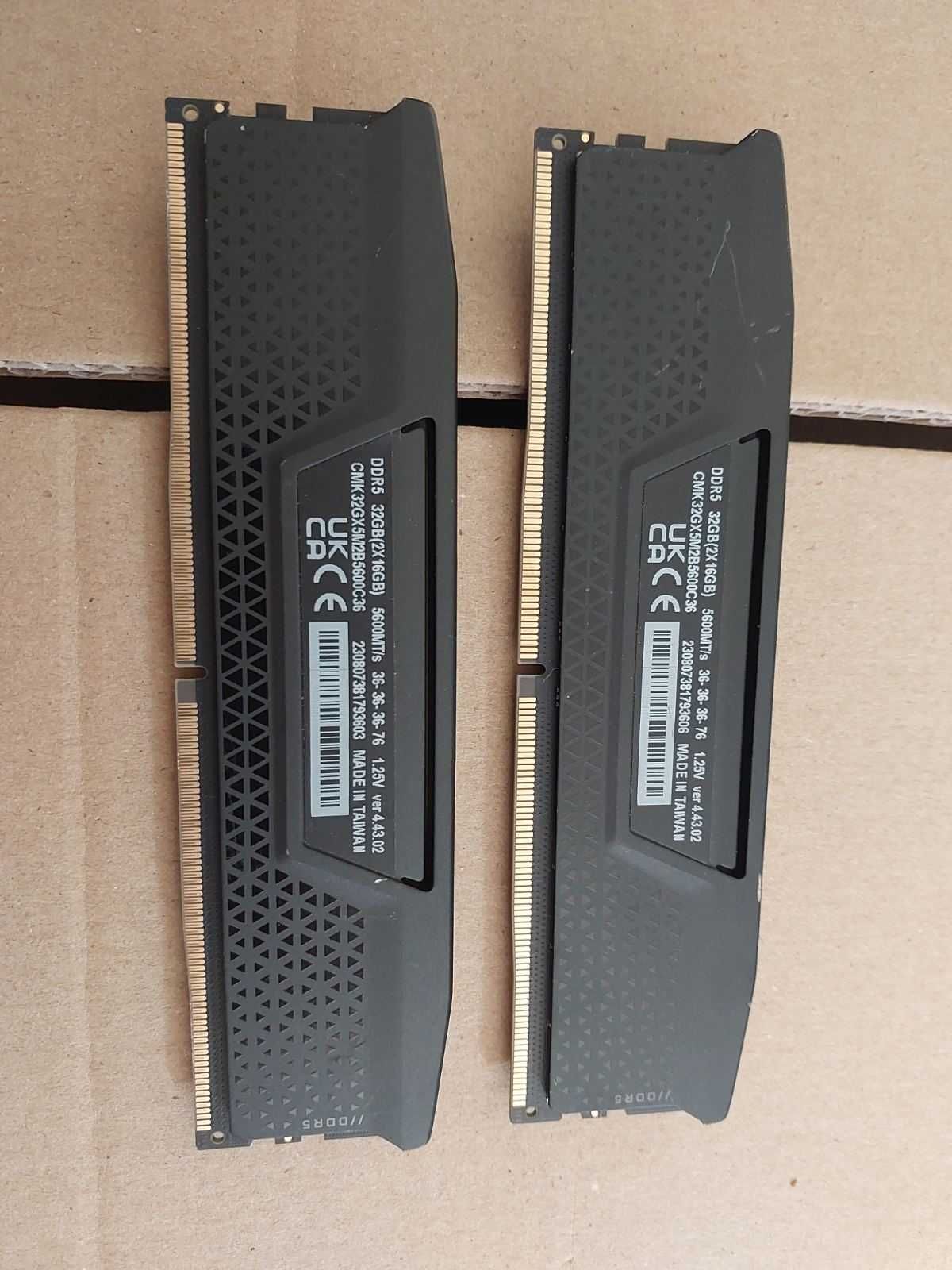 32GB DDR5 Corsair Vengance, 5600MT/s, CL36