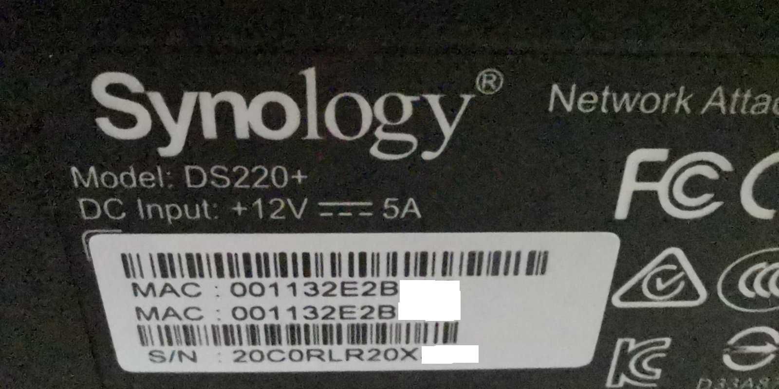 NAS мрежово устройство Synology DS220+, 10Gb RAM, 2 bay