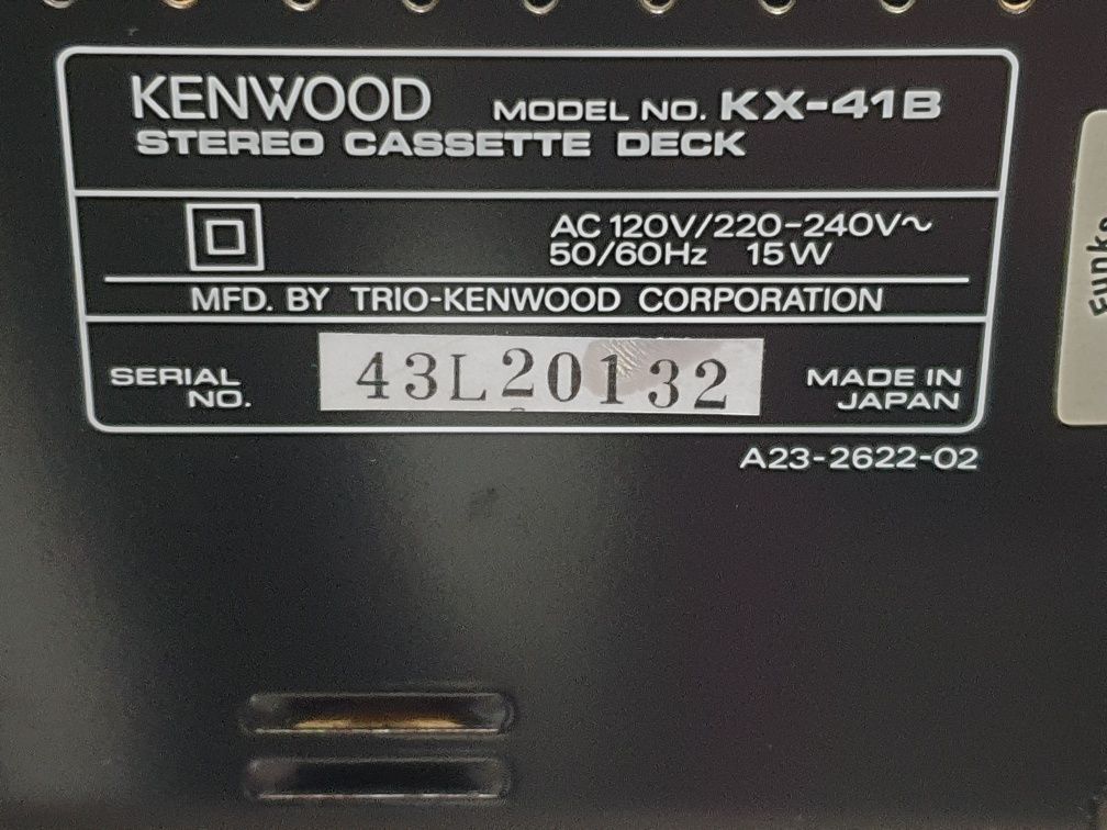 Deck Kenwood  KX-41B