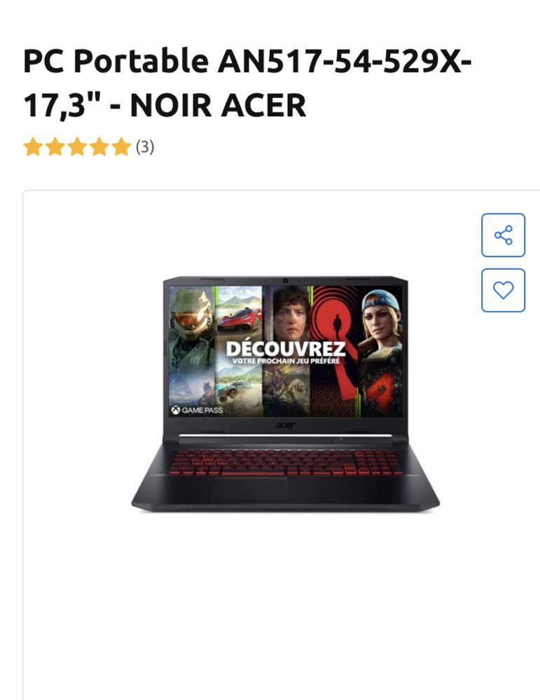 Laptop Gaming Acer Nitro 5