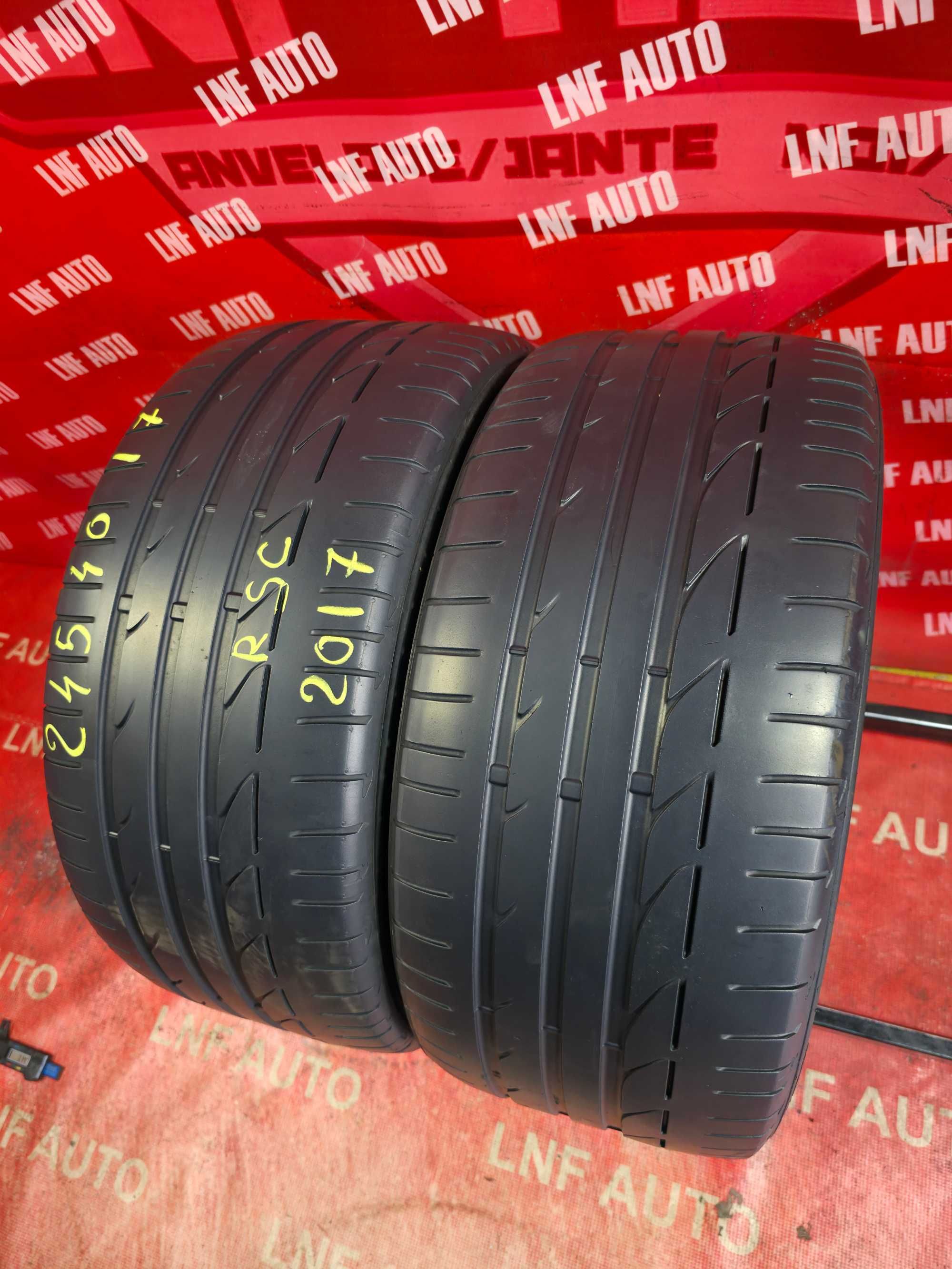 Anvelope de VARA - 245/40/17 - BRIDGESTONE - 5.55 MM - DOT 2017 RFT !