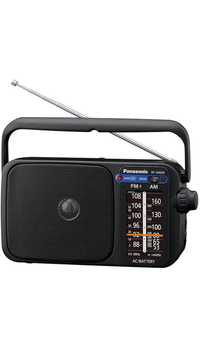 Radio portabil Panasonic RF-2400DEG-K, FM/AM, Negru