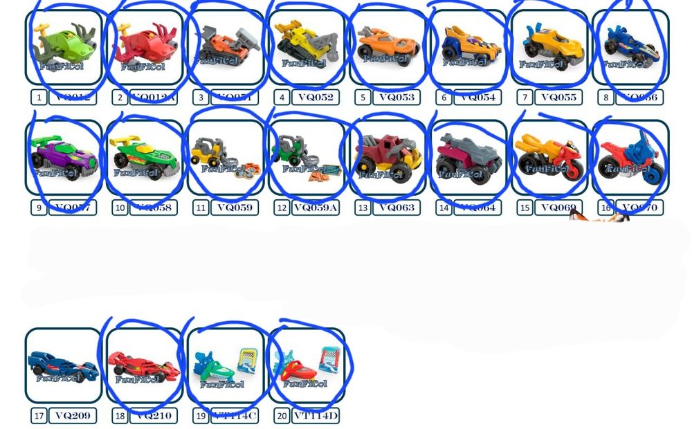 Игрушки из киндеров