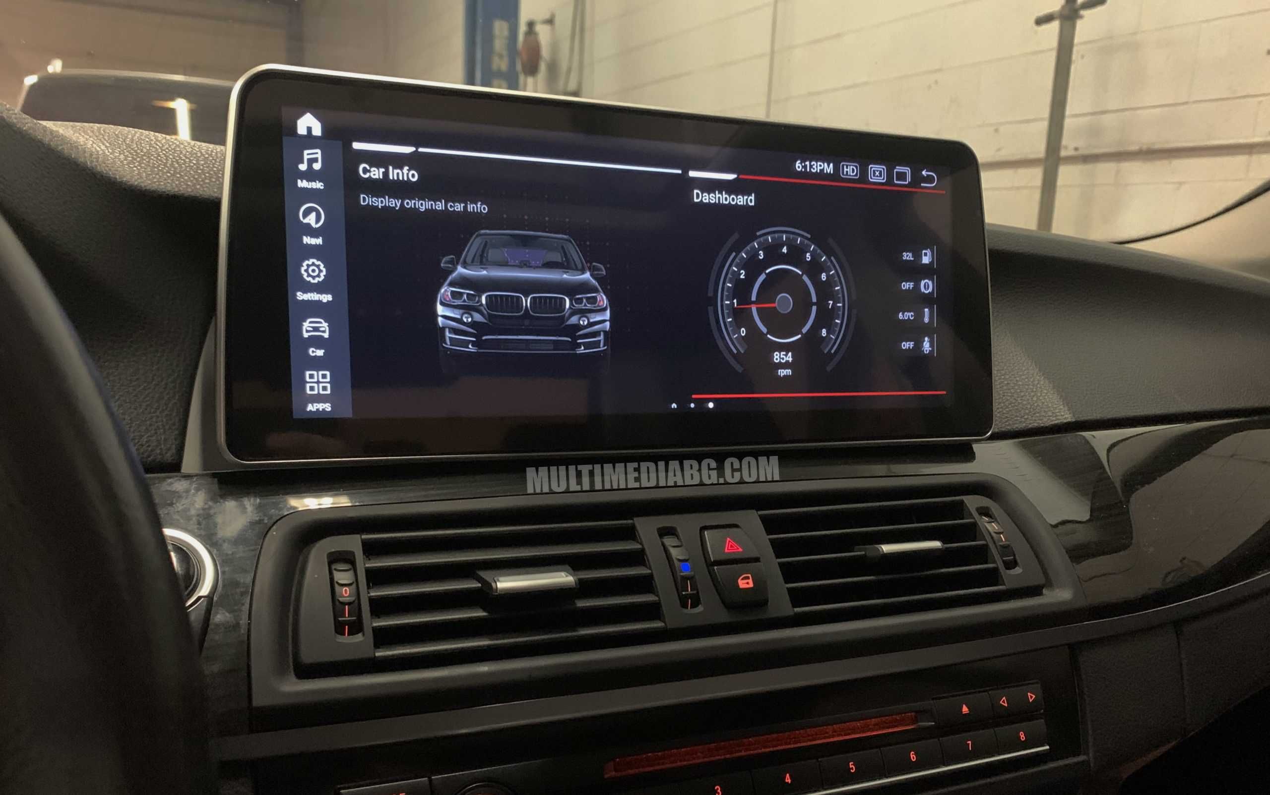 BMW 5 F10 F11 F12 [2011-2016] CIC NBT Мултимедия Навигация Android