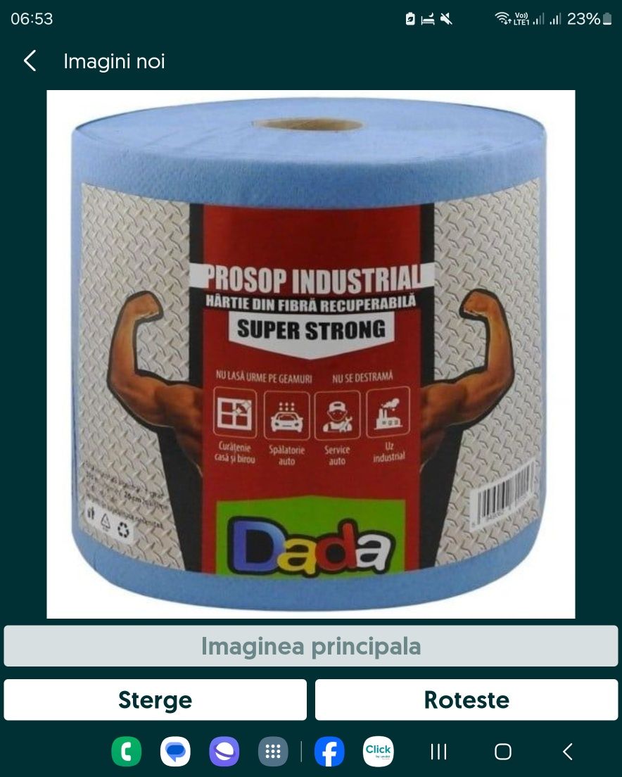 Rola de prosoape de hartie industriala 310 m Dada