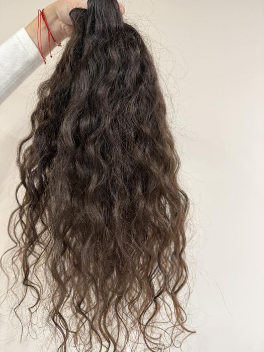 Естествена коса 100%, къдрава