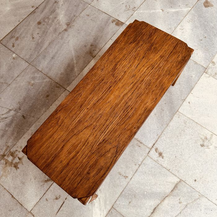 Шведска винтидж пейка / маса – Mid-Century Scandinavian дизайн