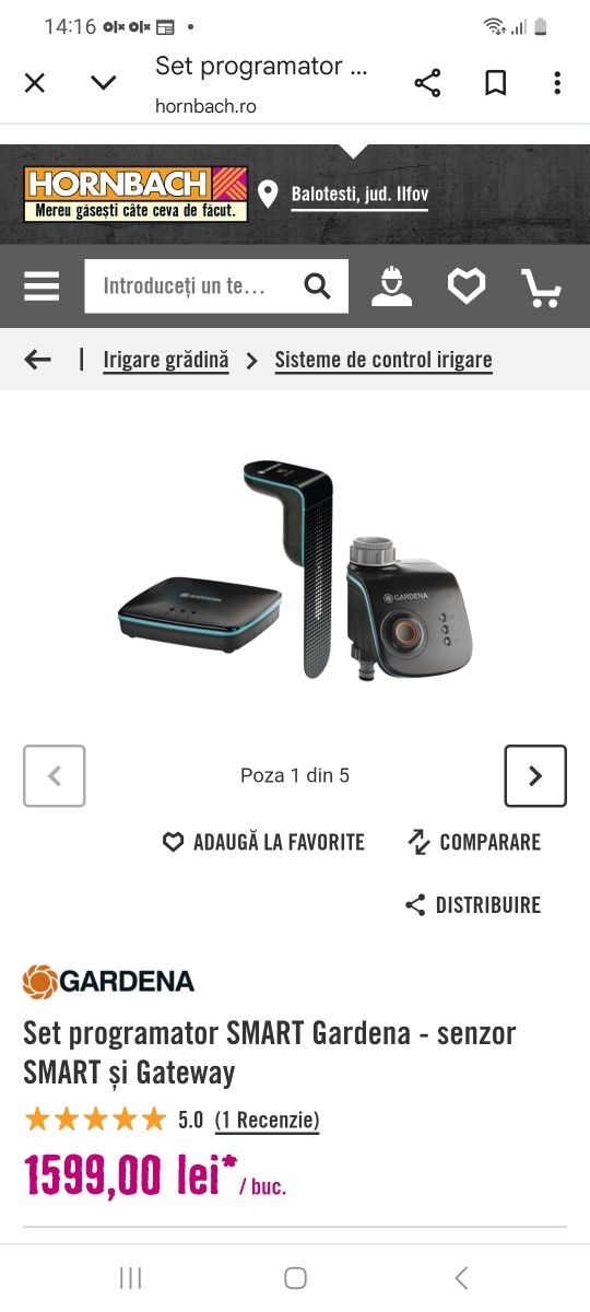 Set , programare Gardena smart!