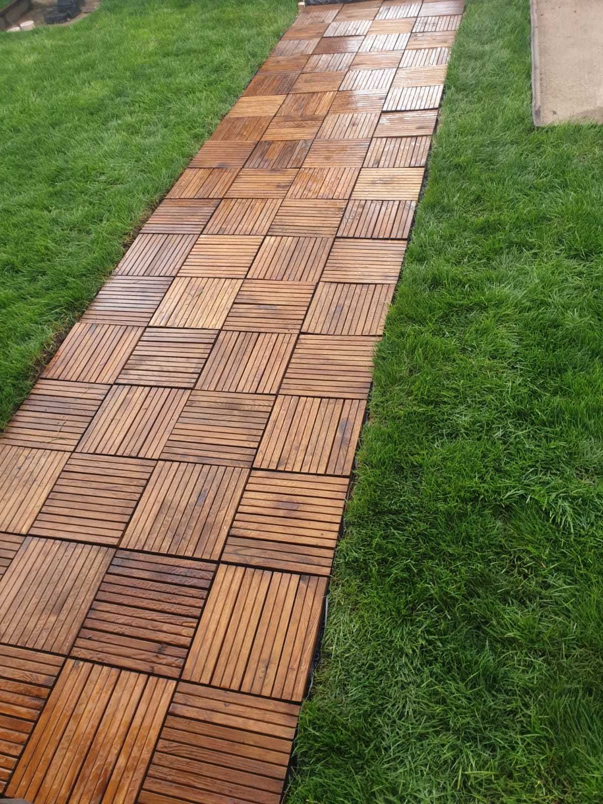 NOU! PAVAJ DECKING / Dale lemn impregnate in autoclava - Pin 300x300x4