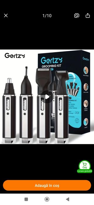 Set ingrijire dama/barbati 4 in 1