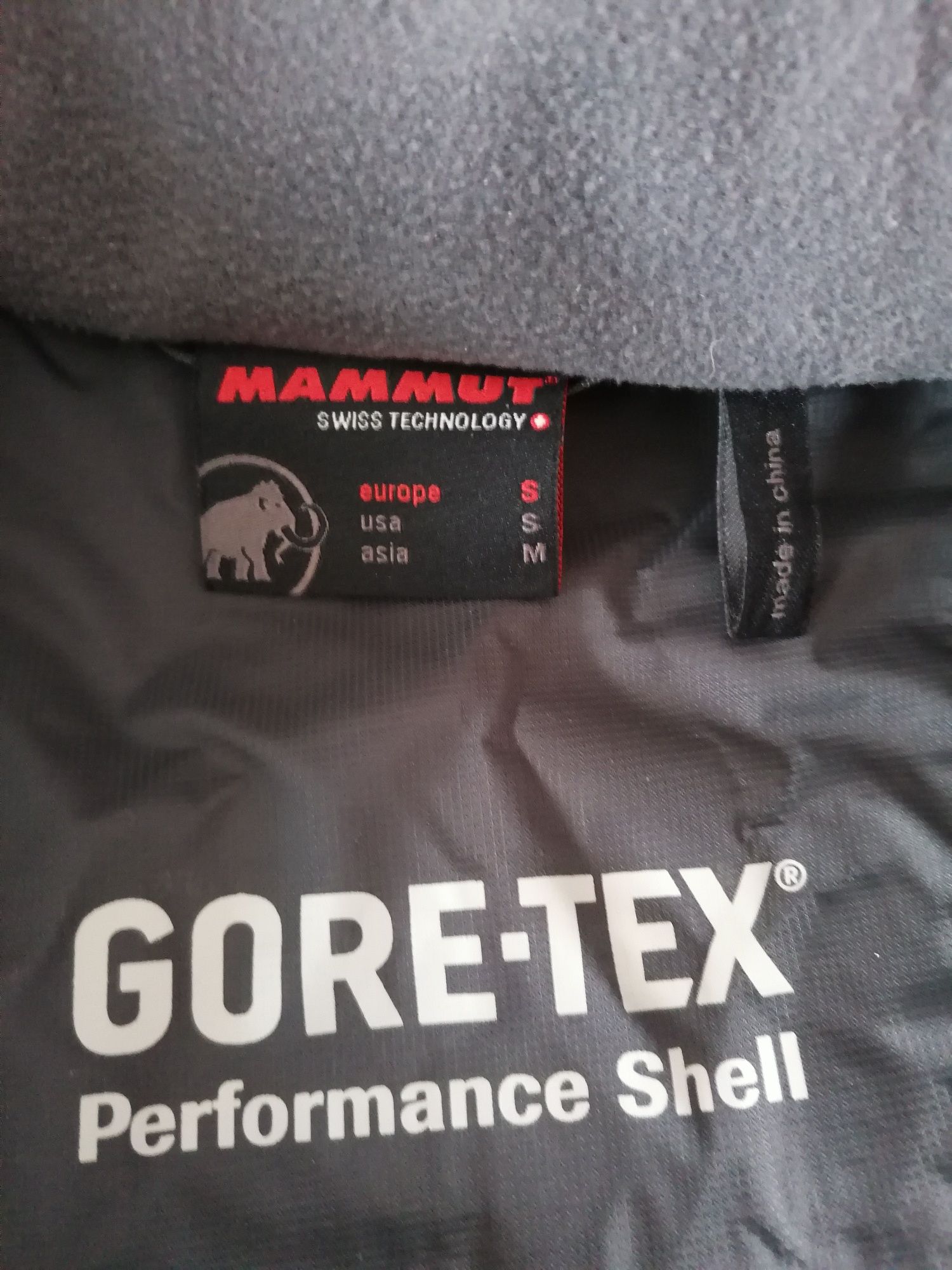 Mammut gore tex performance Shell gorotex яке алпийско ветровка