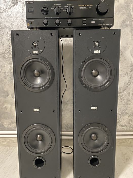 Aplificator putere si boxe Hi-fi-Sony-Heco