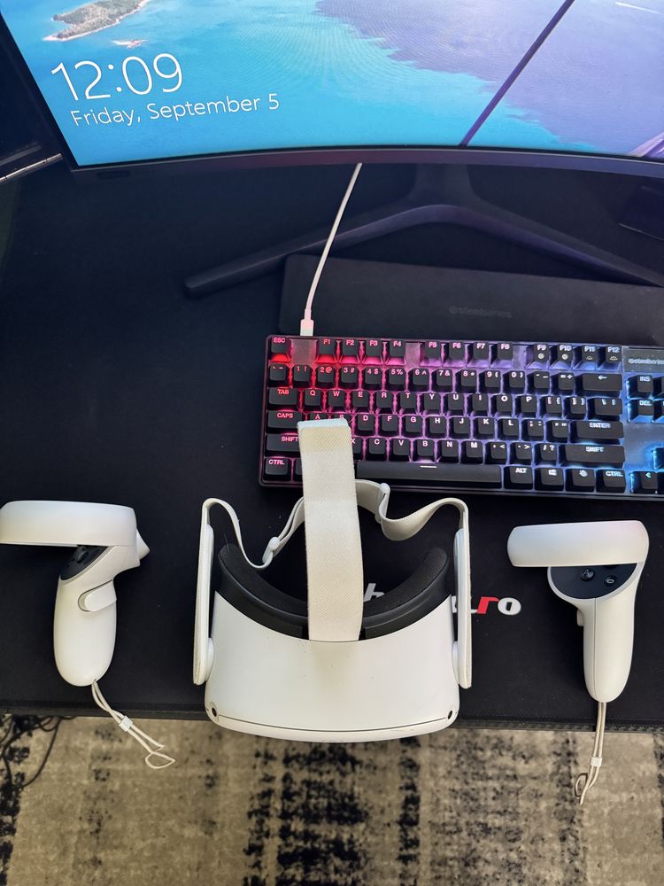 VR очила Oculus Meta Quest 2 128GB + VR cable