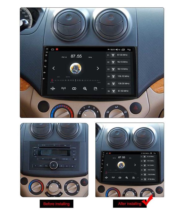 Navigatie Chevrolet Aveo 2006 - 2012, 2GB 4GB 8GB Garantie Camera