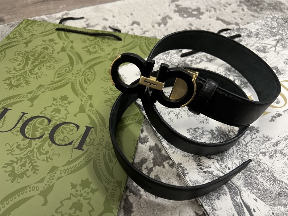 Curea Salvatore Ferragamo -poze reale 100% piele naturală nu ecologică