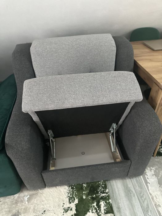 Fotoliu nou cu lada depozitare