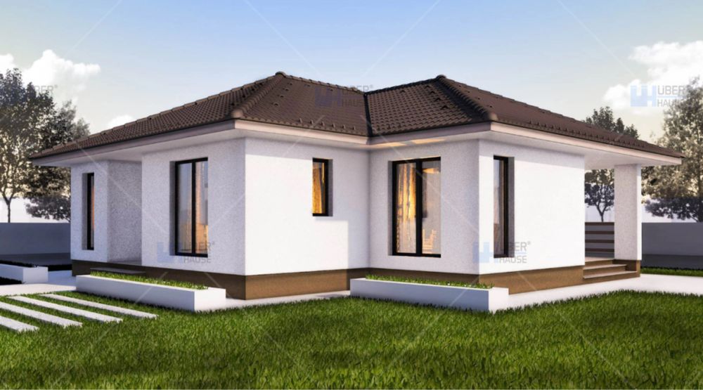 Executam case pe structura metalica  modulare